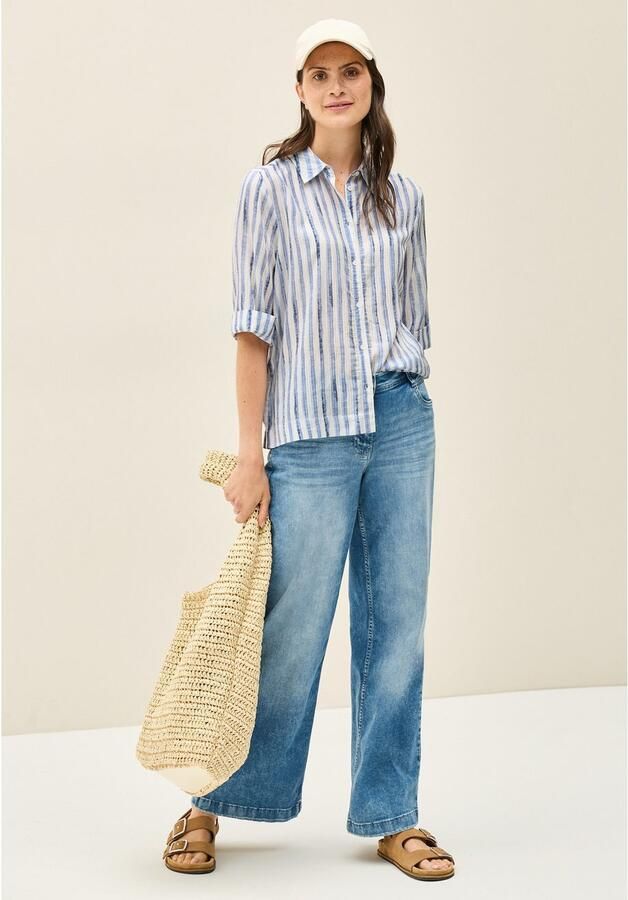 Cecil Overhemdblouse met streepdessin - Foto 2