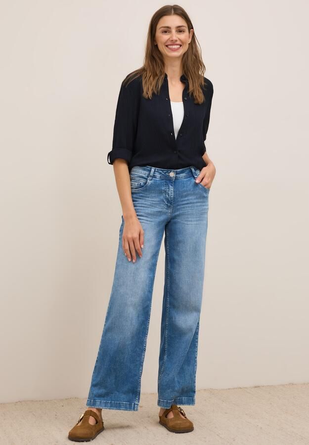 Cecil Overhemdblouse met structuur - Foto 3