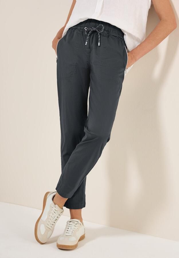 Cecil Paperbag-broek Stijl Chelsea met elastische band en rijgkoord - Foto 8