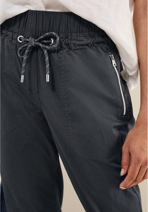 Cecil Paperbag-broek Stijl Chelsea met elastische band en rijgkoord