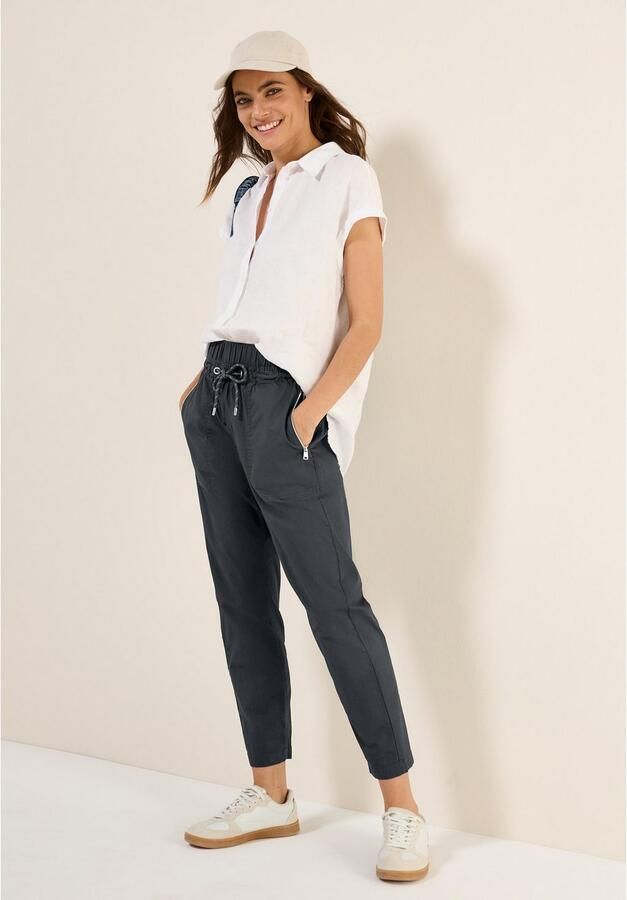 Cecil Paperbag-broek Stijl Chelsea met elastische band en rijgkoord - Foto 2