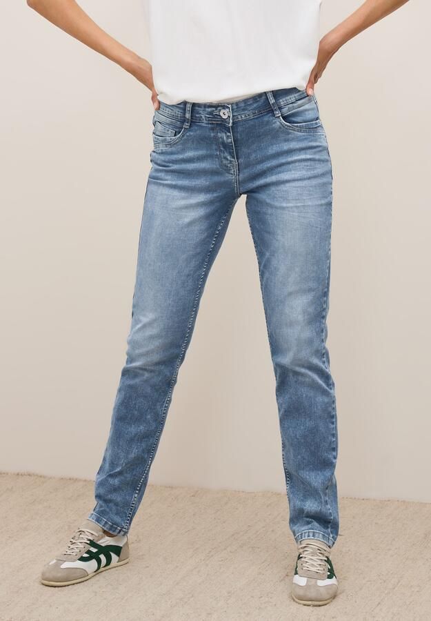 Cecil Regular fit jeans Stijl Scarlett in five-pocketsstijl - Foto 4