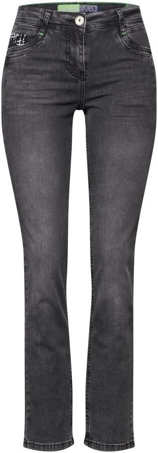 Cecil Regular fit jeans Stijl Scarlett in mooie basic wassing - Foto 5