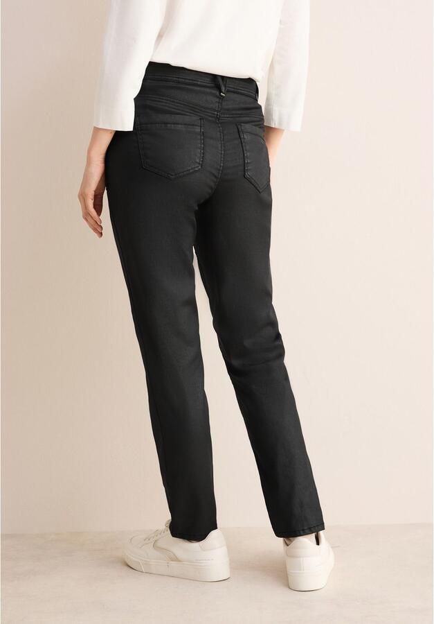 Cecil Regular fit jeans Stijl Tracey met rijgkoord in de band - Foto 3