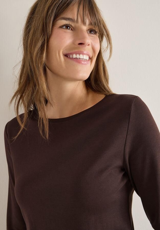 Cecil Shirt met 3 4 mouwen met boothals - Foto 7