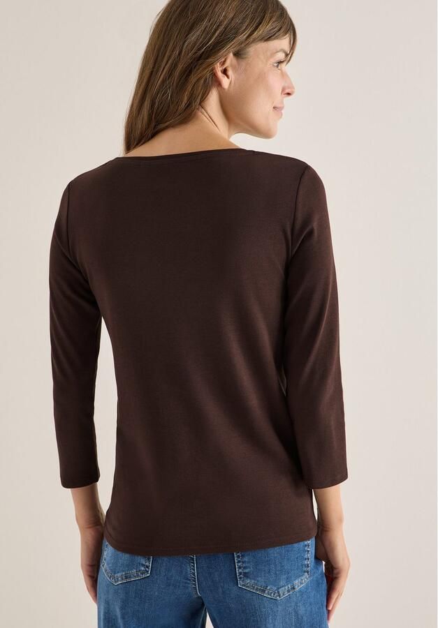 Cecil Shirt met 3 4 mouwen met boothals - Foto 4