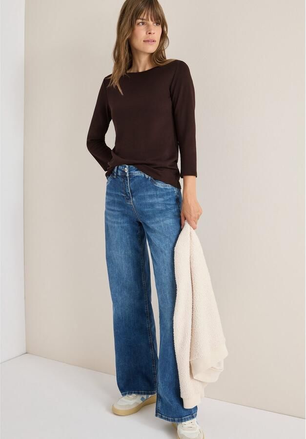 Cecil Shirt met 3 4 mouwen met boothals - Foto 6