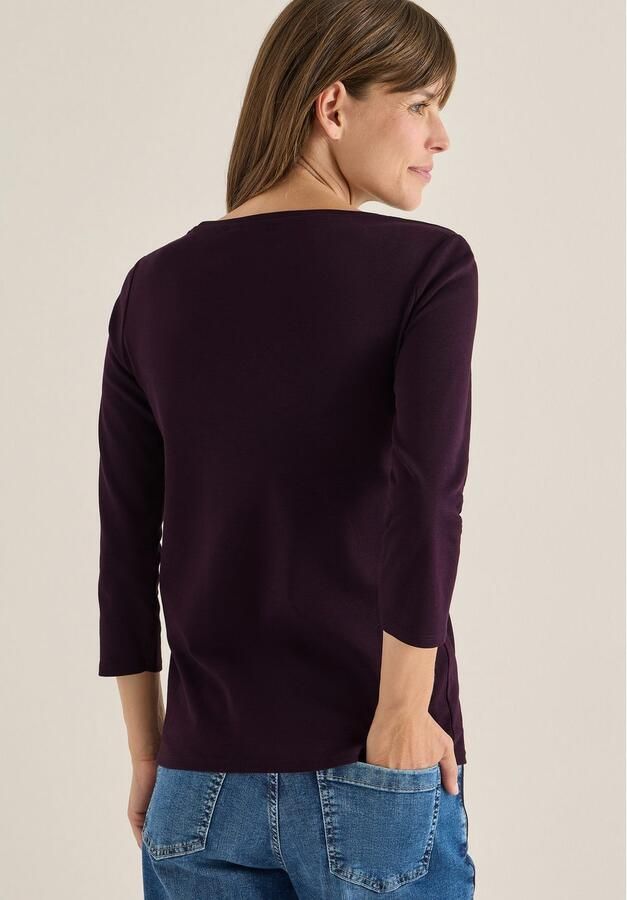 Cecil Shirt met 3 4 mouwen met boothals - Foto 5