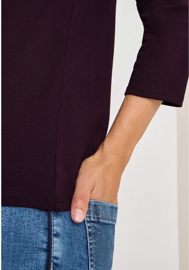 Cecil Shirt met 3 4 mouwen met boothals - Foto 3