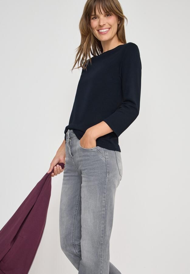 Cecil Shirt met 3 4 mouwen met boothals - Foto 6