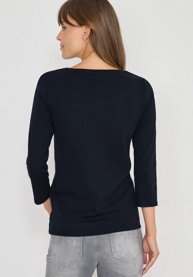 Cecil Shirt met 3 4 mouwen met boothals - Foto 5