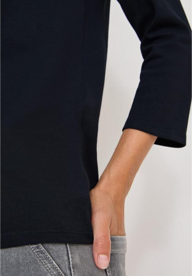 Cecil Shirt met 3 4 mouwen met boothals - Foto 3