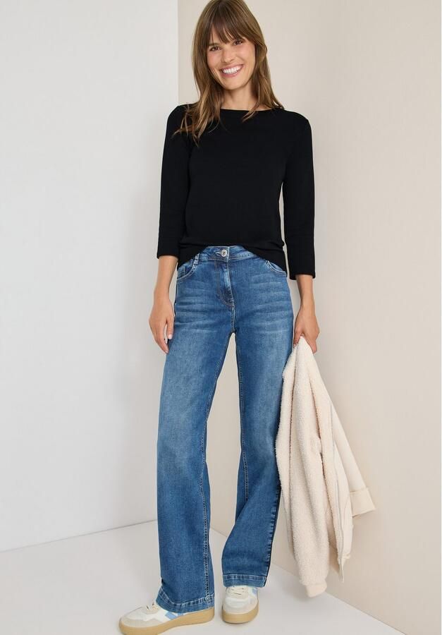 Cecil Shirt met 3 4 mouwen met boothals - Foto 4