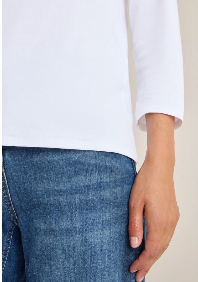 Cecil Shirt met 3 4 mouwen met boothals - Foto 3