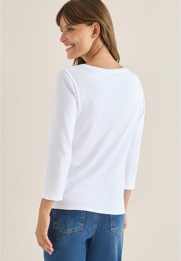 Cecil Shirt met 3 4 mouwen met boothals - Foto 4