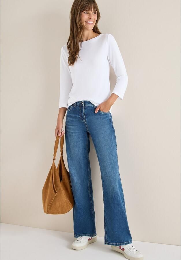 Cecil Shirt met 3 4 mouwen met boothals - Foto 5