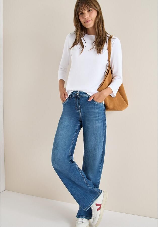 Cecil Shirt met 3 4 mouwen met boothals - Foto 6