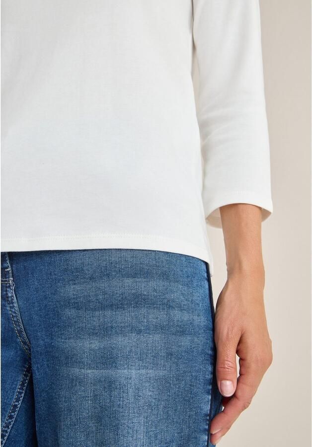 Cecil Shirt met 3 4 mouwen met boothals - Foto 4