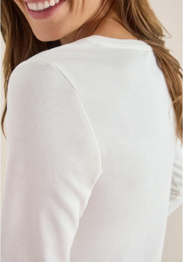 Cecil Shirt met 3 4 mouwen met boothals - Foto 3