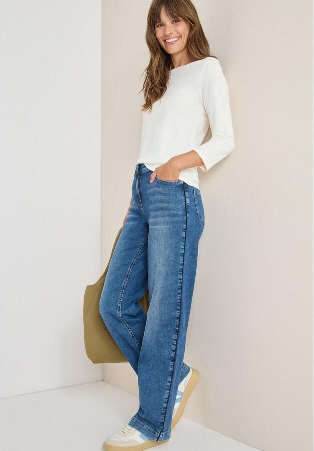 Cecil Shirt met 3 4 mouwen met boothals - Foto 6