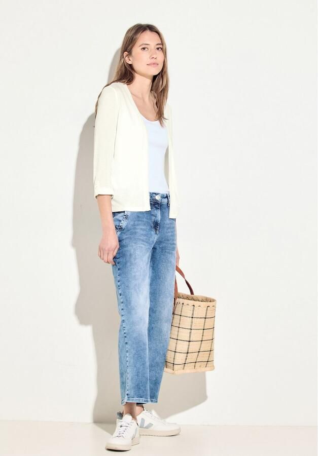 Cecil Shirt met 3 4 mouwen met een turn-up 3 4 mouw