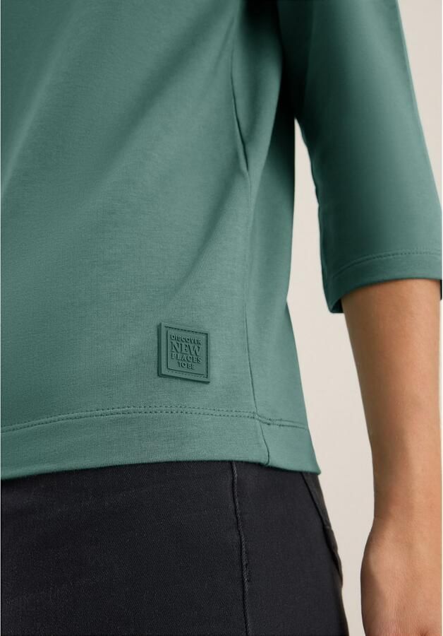 Cecil Shirt met 3 4 mouwen met knoopdetail - Foto 3