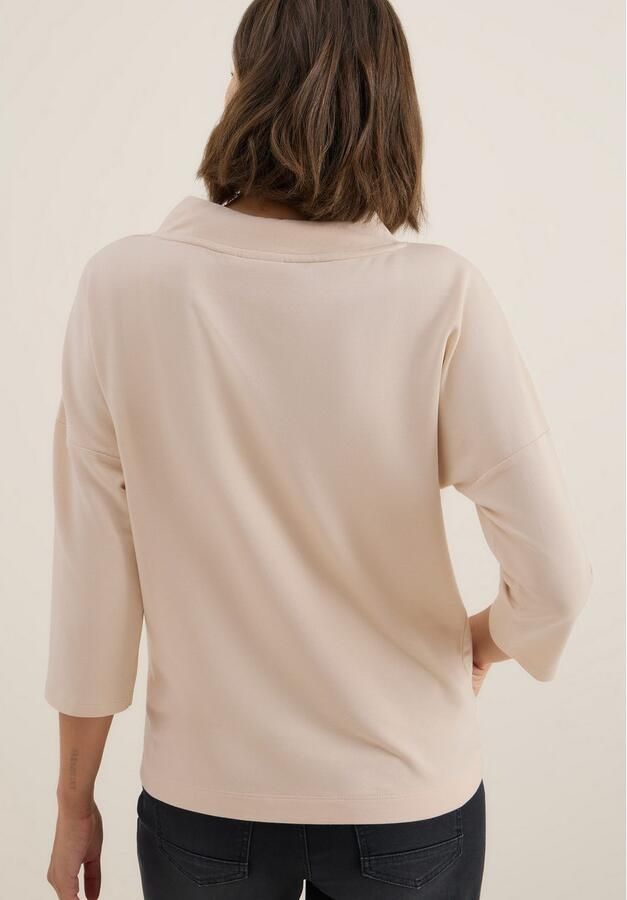 Cecil Shirt met 3 4 mouwen met knoopdetail - Foto 3
