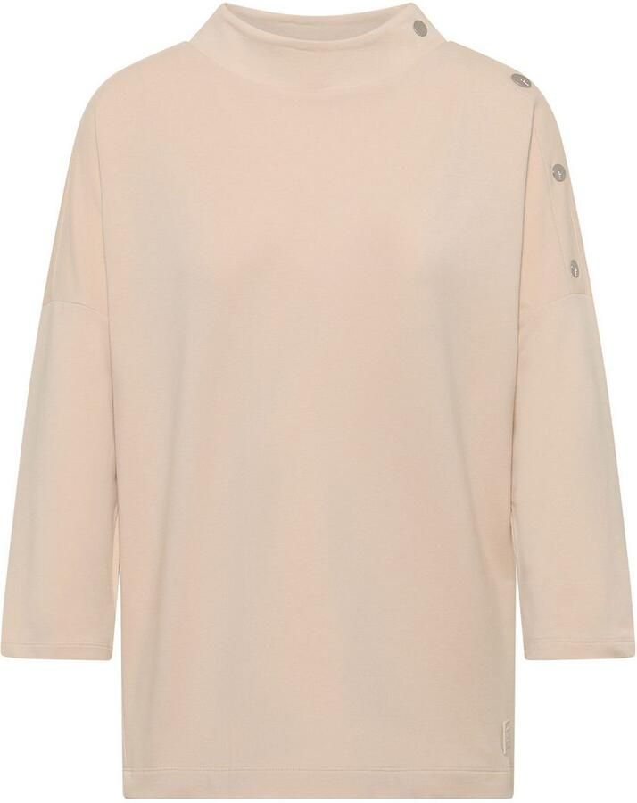 Cecil Shirt met 3 4 mouwen met knoopdetail