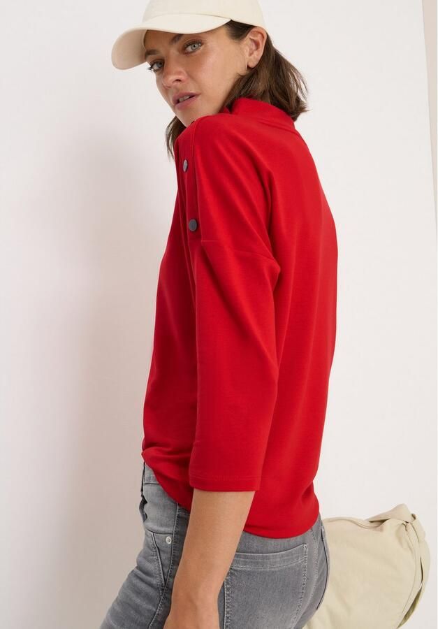 Cecil Shirt met 3 4 mouwen met knoopdetail - Foto 5