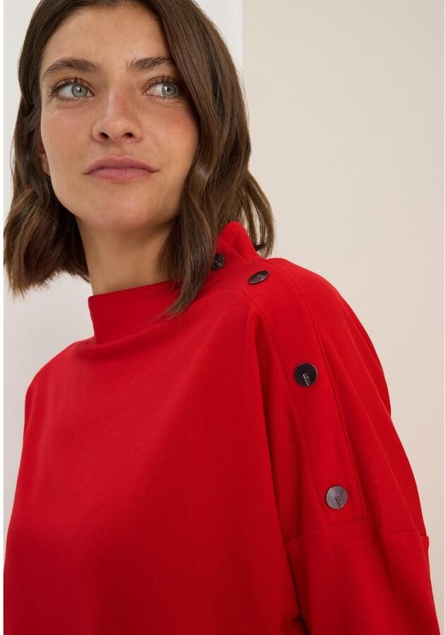 Cecil Shirt met 3 4 mouwen met knoopdetail - Foto 3