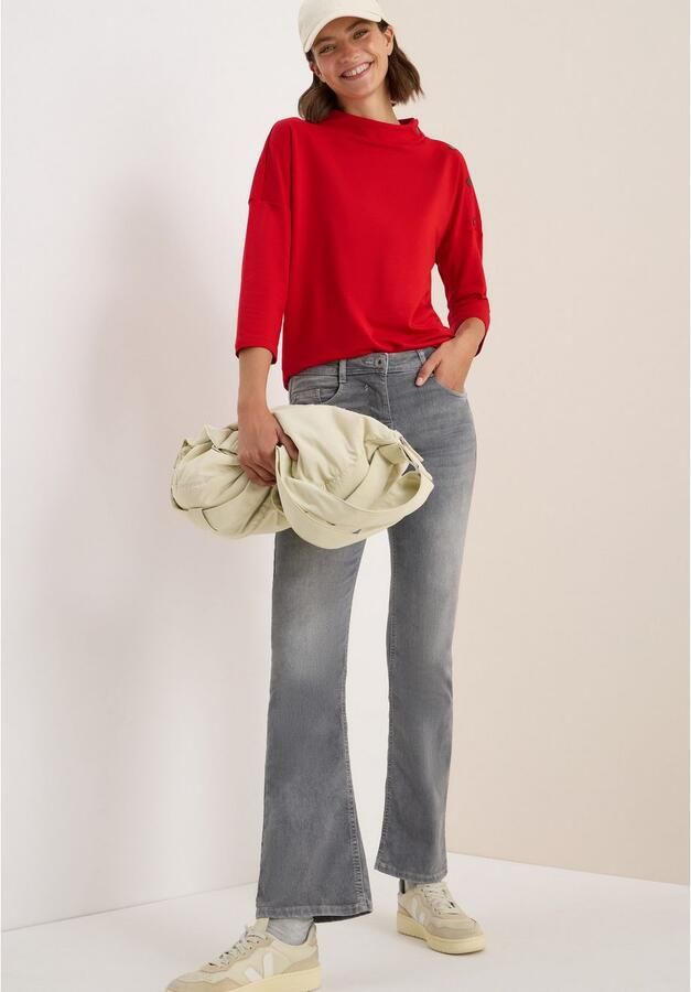 Cecil Shirt met 3 4 mouwen met knoopdetail - Foto 6