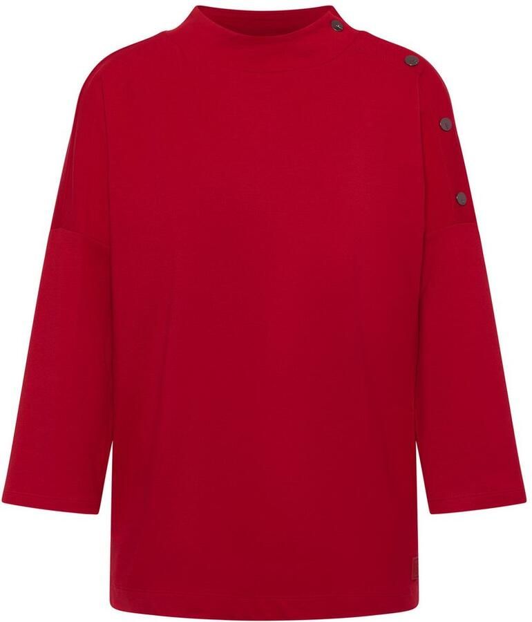 Cecil Shirt met 3 4 mouwen met knoopdetail