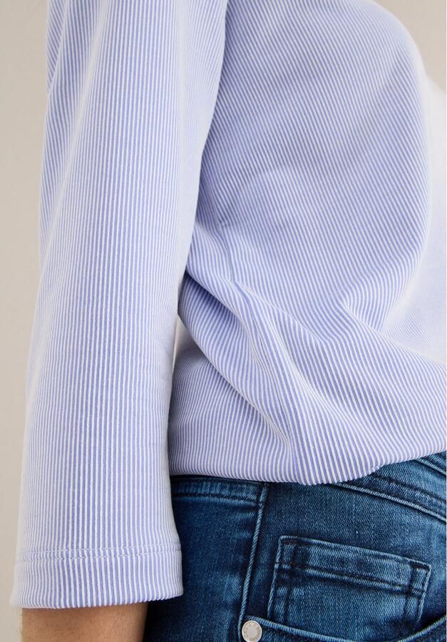 Cecil Shirt met 3 4 mouwen met streepmotief - Foto 3