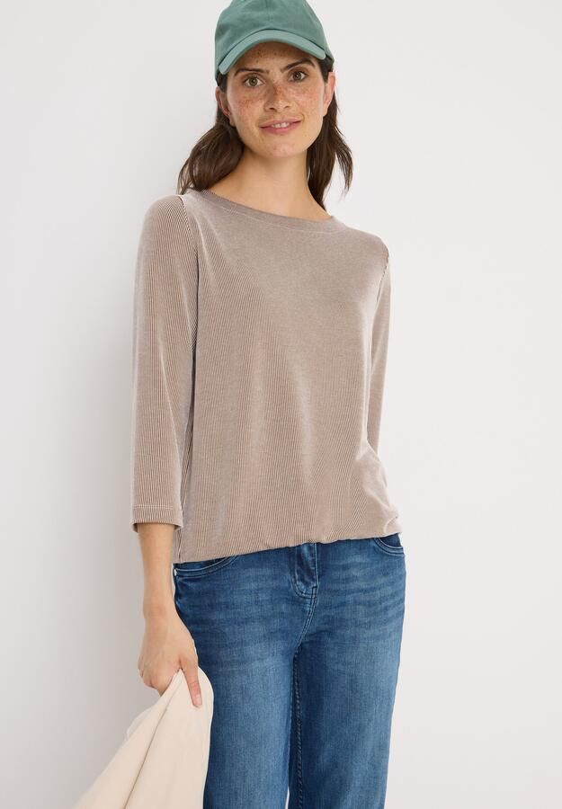 Cecil Shirt met 3 4 mouwen met streepmotief - Foto 7