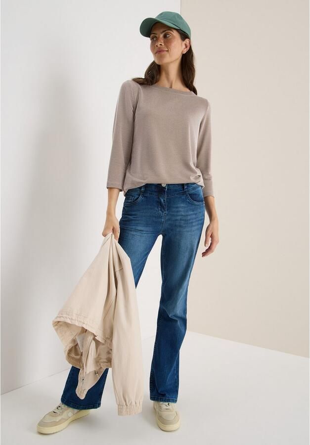 Cecil Shirt met 3 4 mouwen met streepmotief - Foto 4