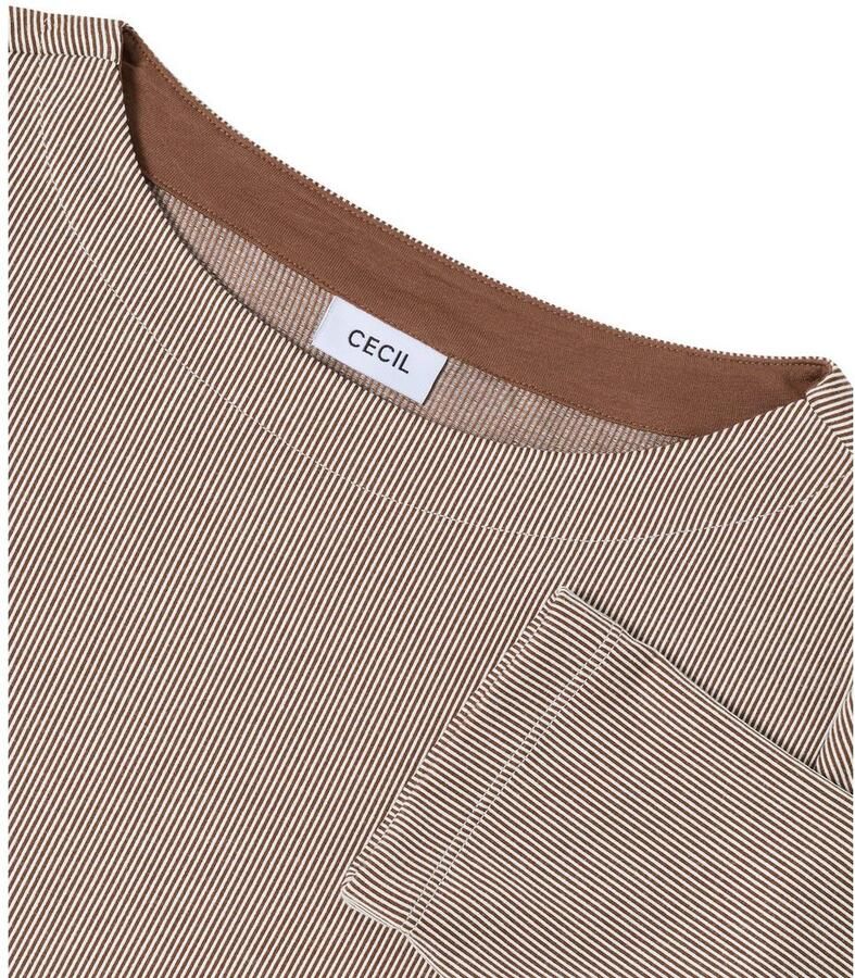 Cecil Shirt met 3 4 mouwen met streepmotief