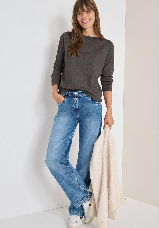 Cecil Shirt met lange mouwen met fijne strepen - Foto 3