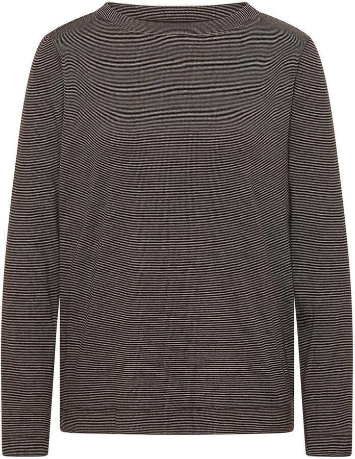 Cecil Shirt met lange mouwen met fijne strepen