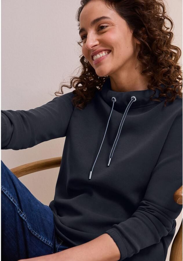 Cecil Shirt met lange mouwen met funnel-hals - Foto 2