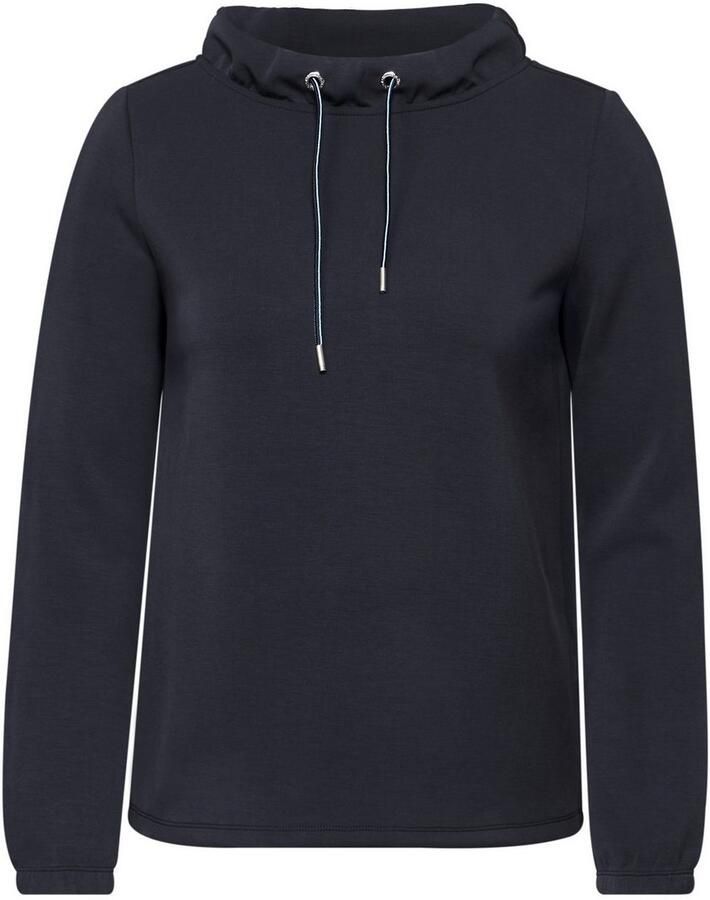 Cecil Shirt met lange mouwen met funnel-hals