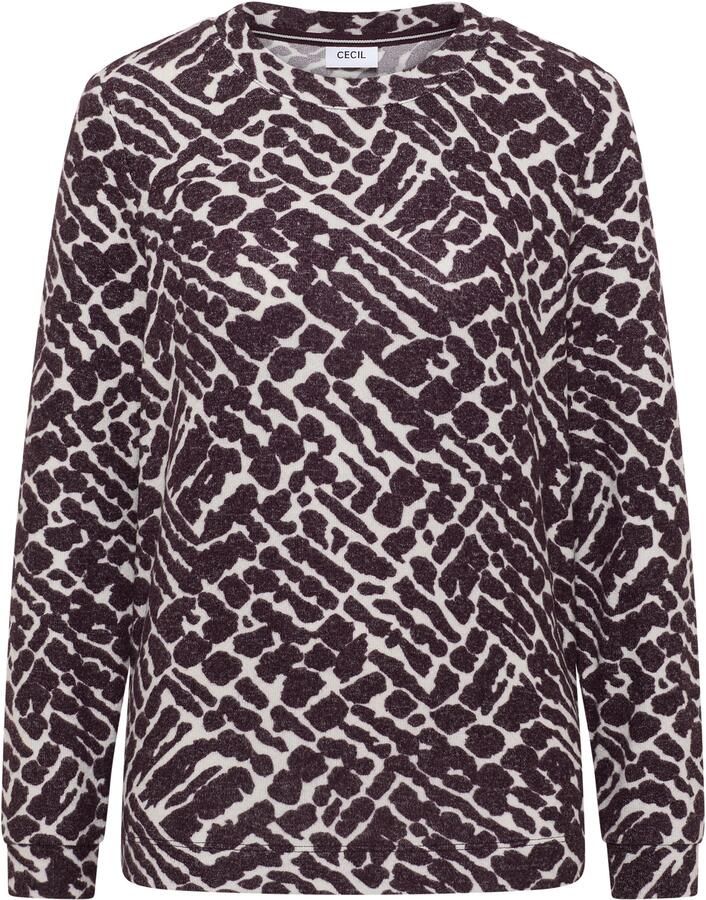 Cecil Shirt met lange mouwen met grafisch patroon - Foto 2