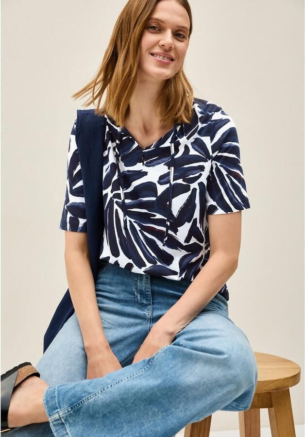 Cecil Shirt met print in tuniek-look - Foto 3