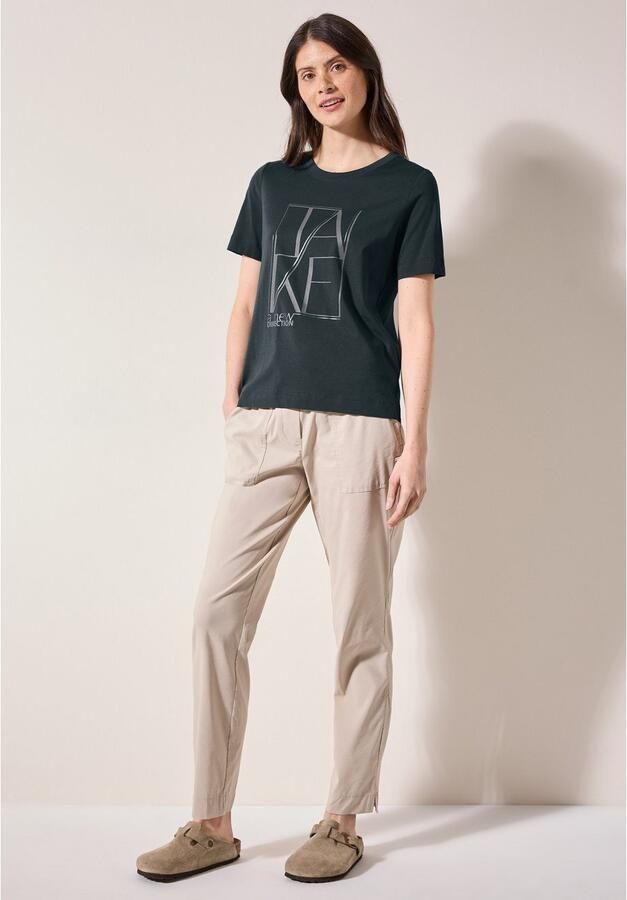 Cecil Shirt met print met artwork - Foto 3