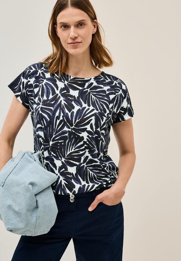 Cecil Shirt met print met details in burnout-look - Foto 7