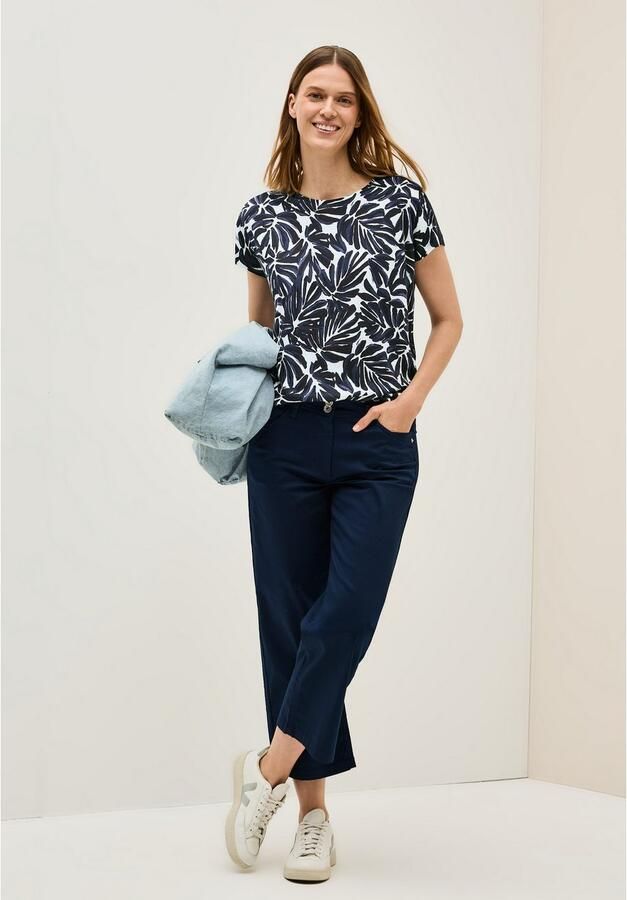Cecil Shirt met print met details in burnout-look - Foto 5