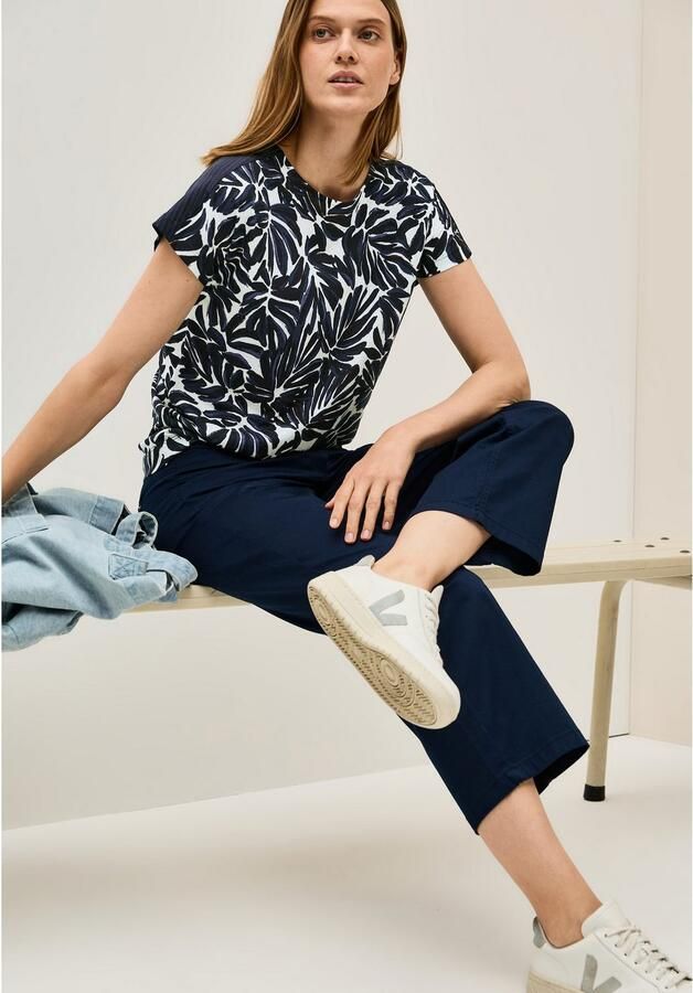 Cecil Shirt met print met details in burnout-look - Foto 2