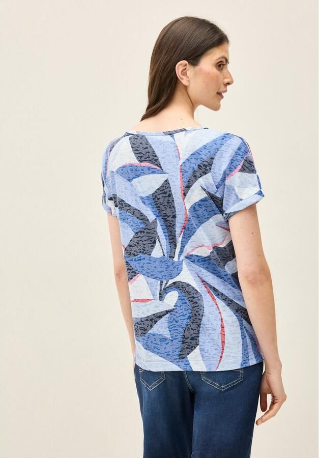 Cecil Shirt met print met etskant look - Foto 3