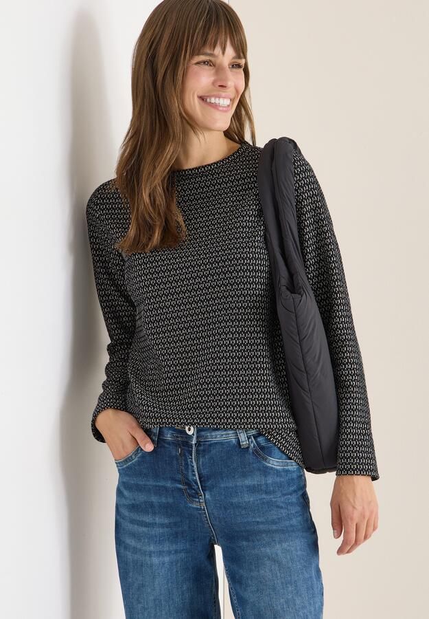 Cecil Shirt met ronde hals - Foto 7