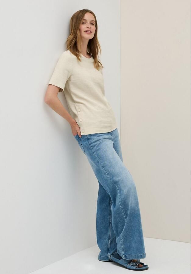 Cecil Shirt met ronde hals met zijdelingse knoopdetails - Foto 5