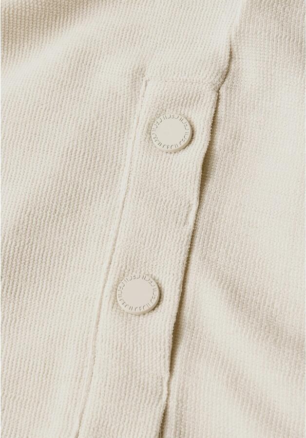 Cecil Shirt met ronde hals met zijdelingse knoopdetails - Foto 3